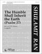 The Humble Shall Inherit the Earth SATB choral sheet music cover